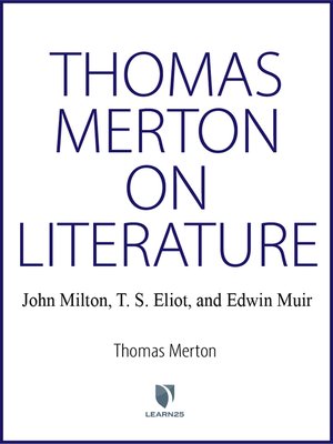 cover image of Thomas Merton on Literature